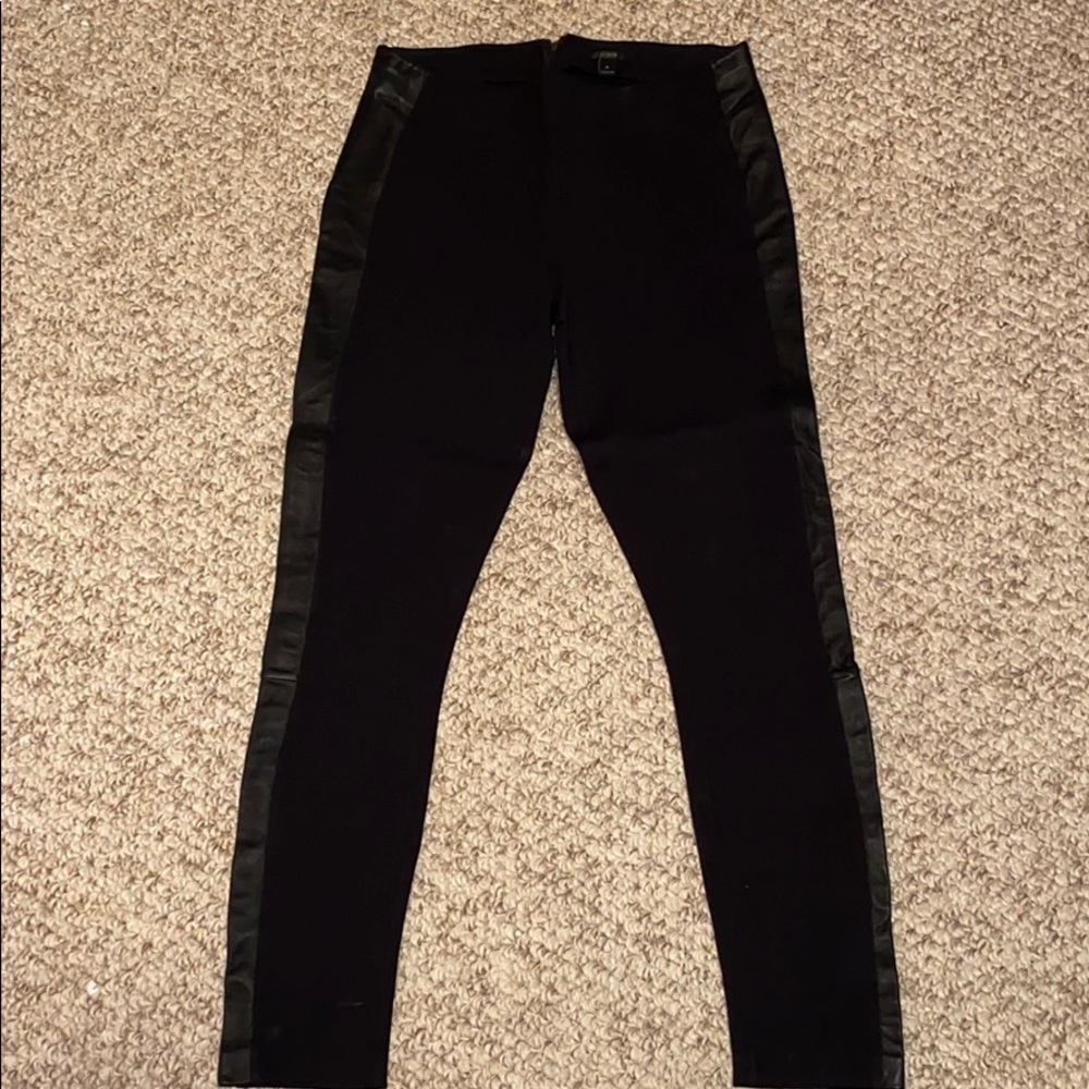 black jcrew pants